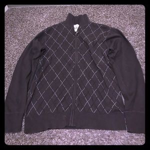 The Buckle sweater zip up